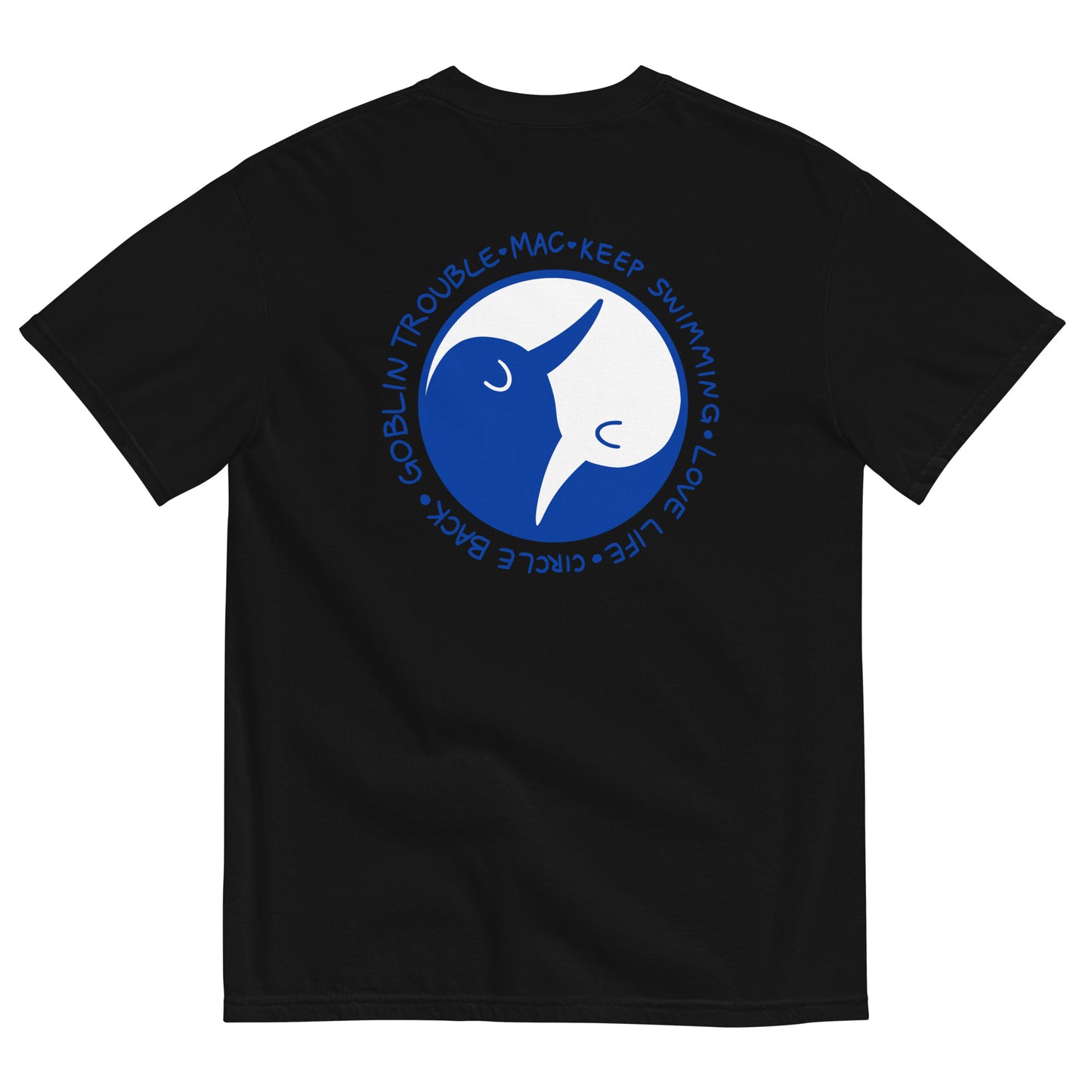 Keep Swimming tee (Blue Print)